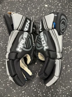Used Maverik CHARGER Lacrosse Gloves Junior Black 10"