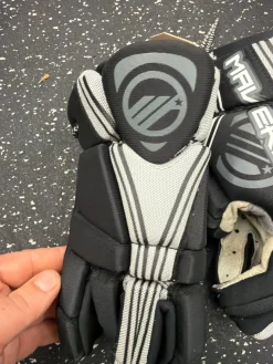 Used Maverik CHARGER Lacrosse Gloves Junior Black 10