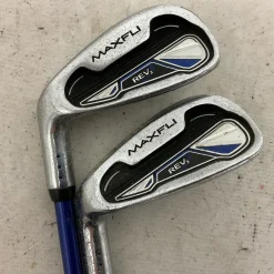 Used Maxfli REV 3 Jr Package Set RH Black And Carolina Blue 6 Piece