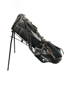 Used Maxfli VARSITY BLACK STAND BAG Jr Stand Bag Black