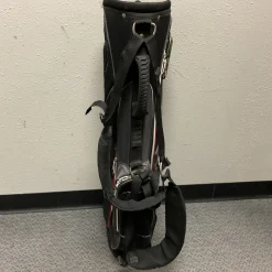 Used Maxfli VARSITY Teen Stand Bag Black And Red