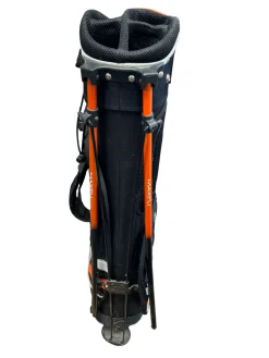 Used Maxfli 5 WAY Jr Stand Bag Black And Orange