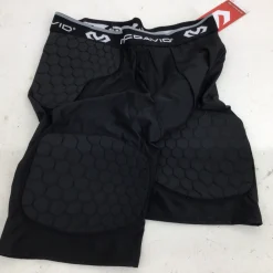 Used McDavid HEX THUDD ADULT LG COMPRESSION SHORT FB Girdles Black LG
