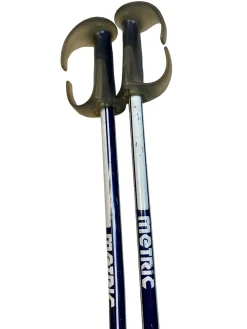 Used MetalStorm SKI POLES Mens DH Ski Pole Navy Blue 120 cm / 48 in