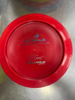 Used Millennium SIRIUS SCORPIUS Disc Golf Driver Red