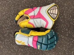 Used Mission FUEL WS Senior Gloves Yellow 13"