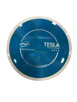 Used MVP COSMIC NEUTRON TESLA Disc Golf Driver Royal Blue 174g