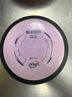 Used MVP NEUTRON RELATIVITY Disc Golf Driver Purple