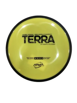 Used MVP NEUTRON TERRA Disc Golf Driver Yellow 172g