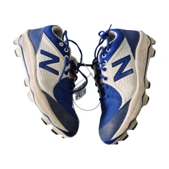 Used New Balance BASEBALL CLEATS BB/SB Cleats Royal Blue Senior 9.5