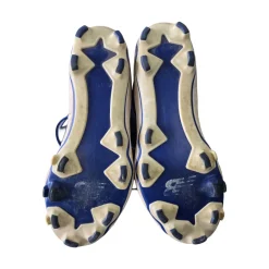 Used New Balance BASEBALL CLEATS BB/SB Cleats Royal Blue Senior 9.5