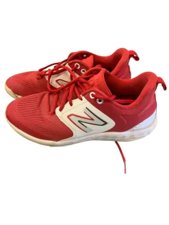 Used New Balance BB/SB Cleats Red Senior 8