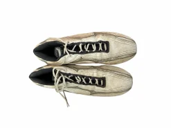 Used New Balance WARRIOR Adult FB Cleats White Senior 9