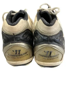 Used New Balance WARRIOR Adult FB Cleats White Senior 9