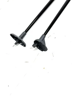 Used NEW SEVEN PEAKS Mens XC Ski Poles Black 150 cm / 59 in