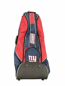 Used NEW YORK GIANTS TRAVEL BAG Travel Bag Navy Blue