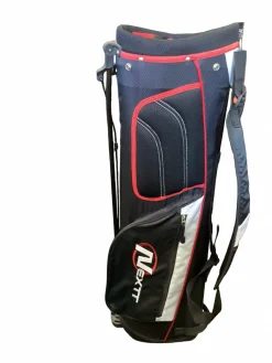 Used Nextt BLK/RED/WHT Mens Stand Bag Black
