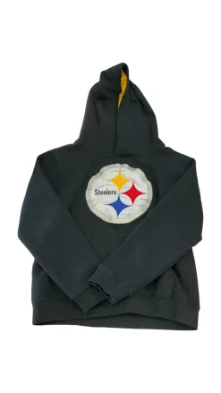 Used NFL STEELERS L.S. Sweatshirt Y Black MD