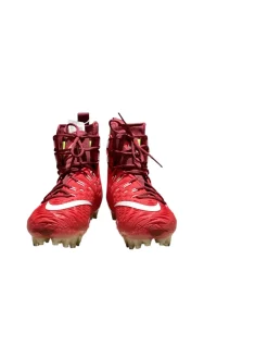 Used Nike Adult FB Cleats Red Senior 9.5