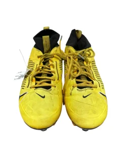 Used Nike Adult FB Cleats Yellow Senior 12