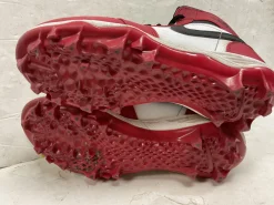 Used Nike Air Jordan FJ6805-106 BB/SB Cleats Cardinal And White Senior 8.5