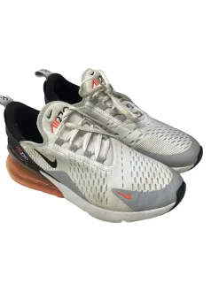 Used Nike AIR 270 Running/X-Train Shoes Y White Junior 06
