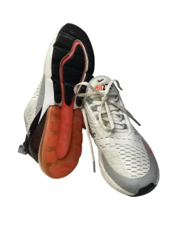 Used Nike AIR 270 Running/X-Train Shoes Y White Junior 06