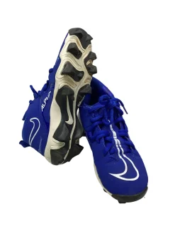 Used Nike ALPHA BB CLEAT BB/SB Cleats Royal Blue And White Junior 03