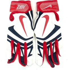 Used Nike ALPHA HUARACHE EDGE BB/SB Batting Gloves White LG