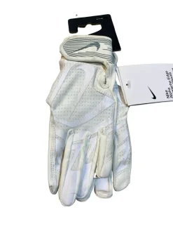 Used Nike BB/SB Batting Gloves White SM