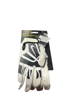 Used Nike BB/SB Batting Gloves White MD