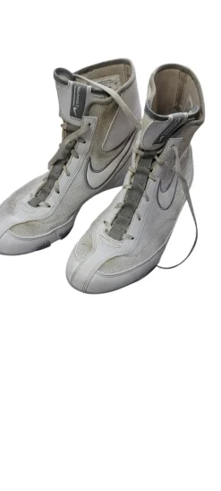 Used Nike Boxing Shoes White Junior 05