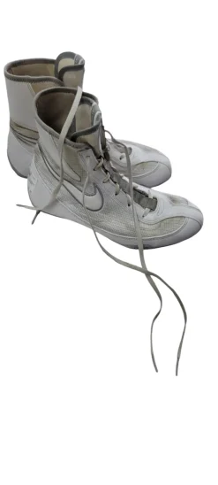 Used Nike Boxing Shoes White Junior 05