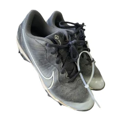 Used Nike DIAMOND BASEBALL CLEATS BB/SB Cleats Black Senior 6.5