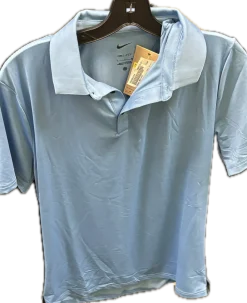 Used Nike DRI-FIT S.S. Golf Shirt M Royal Blue SM