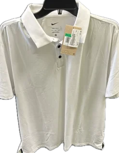 Used Nike DRI-FIT S.S. Golf Shirt M White XL