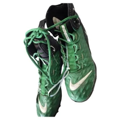 Used Nike FORCE FOOTBALL CLEATS Adult FB Cleats Green Senior 7.5