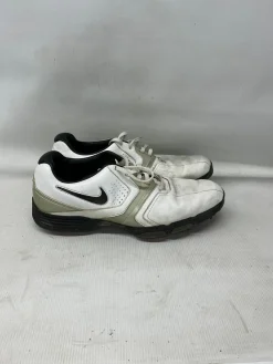 Used Nike Mens Golf Shoes White Senior 10.5