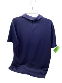 Used Nike NAVY BLUE DRIFIT SHIRT S.S. Golf Shirt M Navy Blue LG