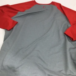 Used Nike PHILLIES 4XL BASEBALL SHIRT BB/SB Jersey Grey L/XL