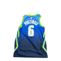 Used Nike Porzingis Mavericks Jersey Sz MD