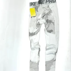 Used Nike PRO Compress Pants Y White SM