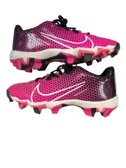 Used Nike SOFTBALL CLEATS BB/SB Cleats Pink Junior 03.5