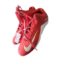 Used Nike SPEEDLAX CLEATS Adult FB Cleats Red Senior 10.5