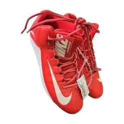 Used Nike SPEEDLAX CLEATS Adult FB Cleats Red Senior 10.5