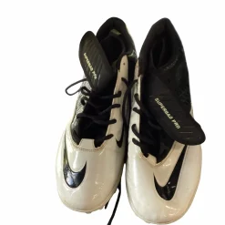 Used Nike SUPERBAD PRO Adult FB Cleats White Senior 11.5