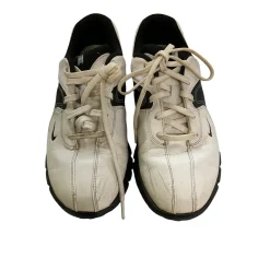 Used Nike TIGER WOODS Jr Golf Shoes White Junior 04