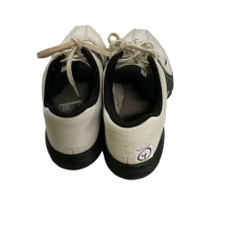 Used Nike TIGER WOODS Jr Golf Shoes White Junior 04