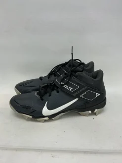 Used Nike TROUT BB/SB Cleats Black Senior 10.5