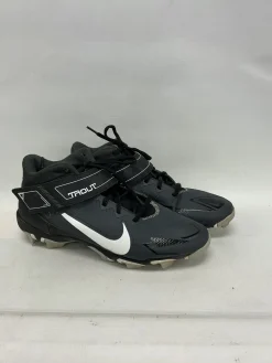 Used Nike TROUT BB/SB Cleats Black Senior 10.5